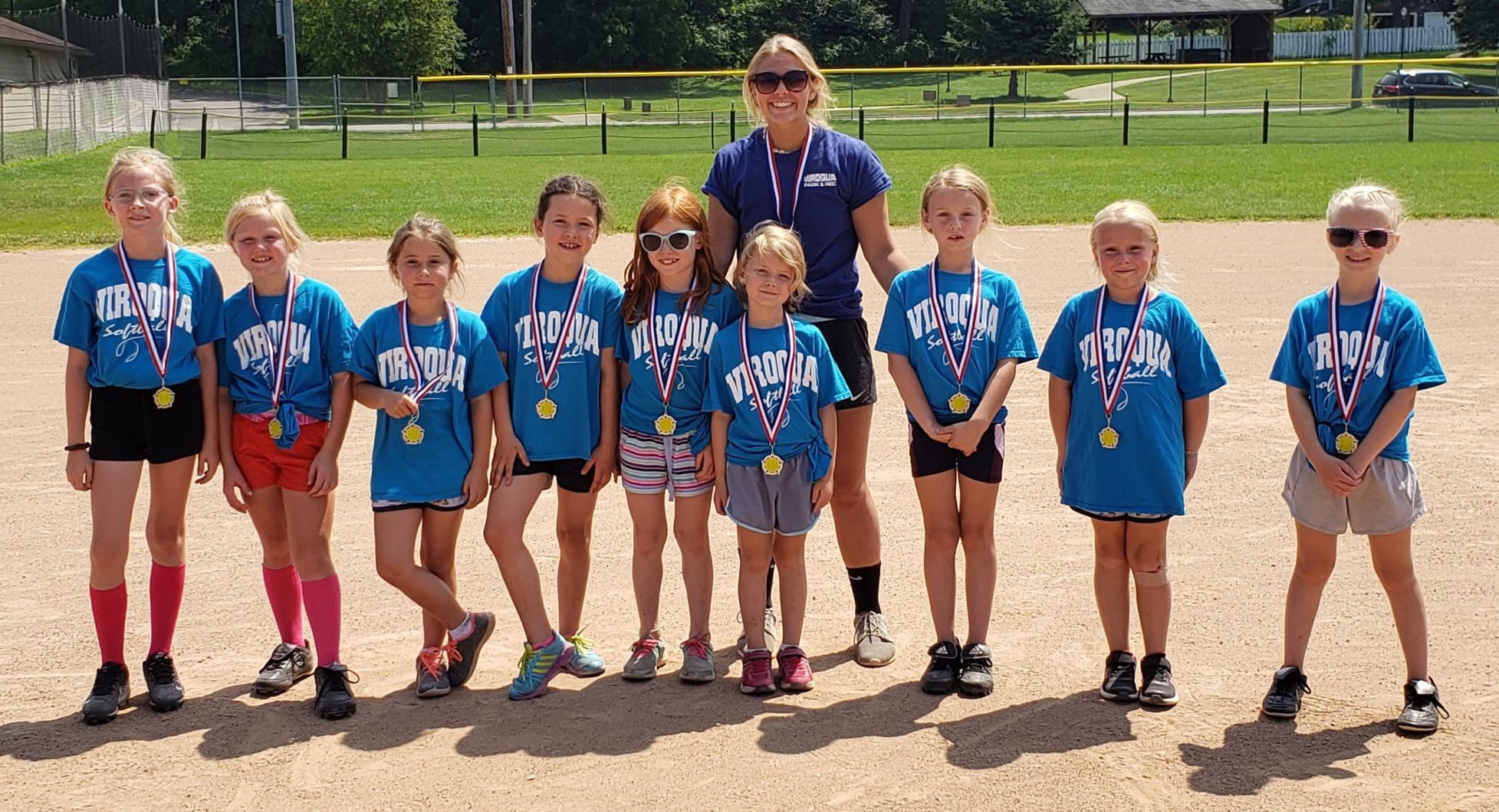 Ponytails second-place team